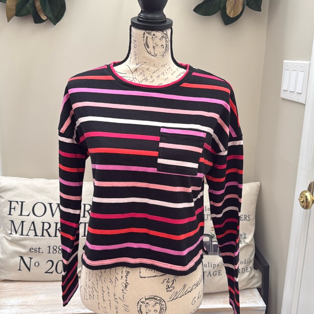 EUC Banana Republic Boxy Striped Shirt in XS.